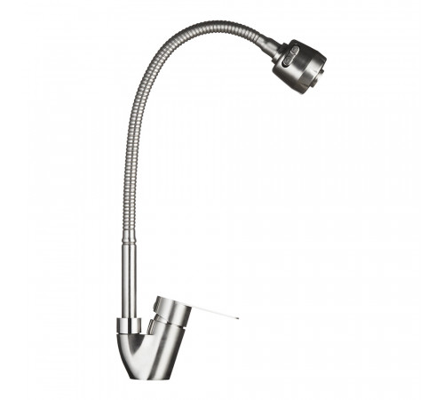 Смеситель для кухни Corsa Deco Light сталь с гибким изливом однорычажный (966365) Смеситель для кухни Corsa Deco Light сталь с гибким изливом однорычажный (966365)
