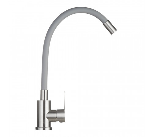 Смеситель для кухни Corsa Deco Vega Steel сталь/серый с гибким изливом однорычажный (966367) Смеситель для кухни Corsa Deco Vega Steel сталь/серый с гибким изливом однорычажный (966367)
