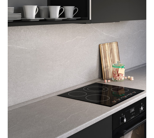 Панель стеновая ДСП для кухни 3000х600х4,5 мм 5035/q grey granite