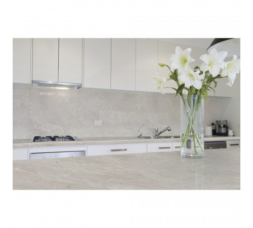 Панель стеновая ДСП для кухни 3000х600х4,5 мм 6035-sl silver marble Панель стеновая ДСП для кухни 3000х600х4,5 мм 6035-sl silver marble