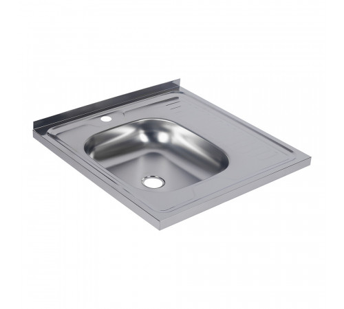 Мойка для кухни Ukinox Nord 60х60х12 см накладная с крылом сталь (Nr 600х600 0,4 L) Мойка для кухни Ukinox Nord 60х60х12 см накладная с крылом сталь (Nr 600х600 0,4 L)