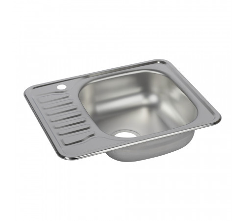 Мойка для кухни Ukinox Nord 58х48х16 см врезная с крылом сталь (Nr 580х480 (0,6) R, G) Мойка для кухни Ukinox Nord 58х48х16 см врезная с крылом сталь (Nr 580х480 (0,6) R, G)