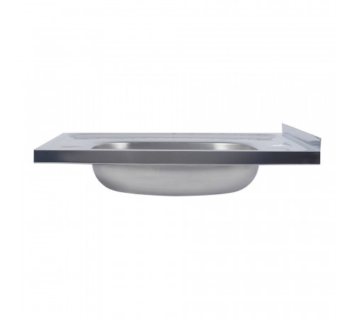 Мойка для кухни Ukinox Nord 60х60х12 см накладная с крылом сталь (Nr 600х600 0,4 R) Мойка для кухни Ukinox Nord 60х60х12 см накладная с крылом сталь (Nr 600х600 0,4 R)
