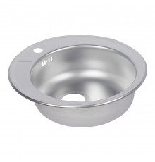 Мойка для кухни Ukinox Nord d50х16 см врезная сталь (Nr D500 (0,6) G)