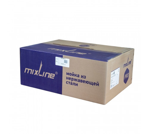 Мойка для кухни Mixline Pro 50х44х20 см врезная с сифоном сталь сатин (548568) Мойка для кухни Mixline Pro 50х44х20 см врезная с сифоном сталь сатин (548568)