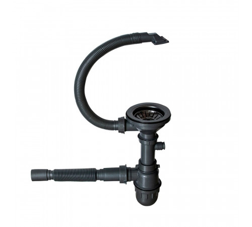 Мойка для кухни Mixline Pro 50х50х20 см врезная с сифоном сталь графит (547230) Мойка для кухни Mixline Pro 50х50х20 см врезная с сифоном сталь графит (547230)