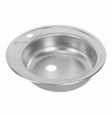 Мойка для кухни Ukinox Nord d50х14 см врезная сталь (Nr D500 (0,4))