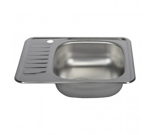 Мойка для кухни Ukinox Nord 58х48х16 см врезная с крылом сталь (Nr 580х480 (0,6) R, G) Мойка для кухни Ukinox Nord 58х48х16 см врезная с крылом сталь (Nr 580х480 (0,6) R, G)