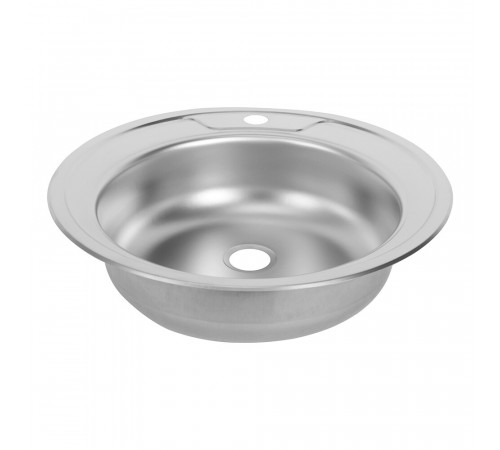 Мойка для кухни Ukinox Nord d50х14 см врезная сталь (Nr D500 (0,4))