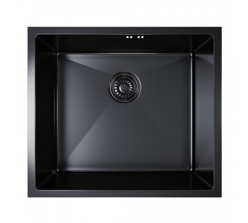 Мойка для кухни Mixline Pro 50х44х20 см врезная с сифоном сталь графит (548569) Мойка для кухни Mixline Pro 50х44х20 см врезная с сифоном сталь графит (548569)