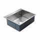 Мойка для кухни Melana ProfLine 60х50х20 см врезная с сифоном сталь (R6050H)