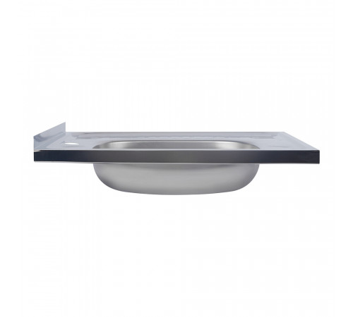 Мойка для кухни Ukinox Nord 60х60х12 см накладная с крылом сталь (Nr 600х600 0,4 L) Мойка для кухни Ukinox Nord 60х60х12 см накладная с крылом сталь (Nr 600х600 0,4 L)