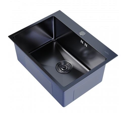 Мойка для кухни Mixline Pro 60х45х20 см врезная с сифоном сталь графит (547236) Мойка для кухни Mixline Pro 60х45х20 см врезная с сифоном сталь графит (547236)