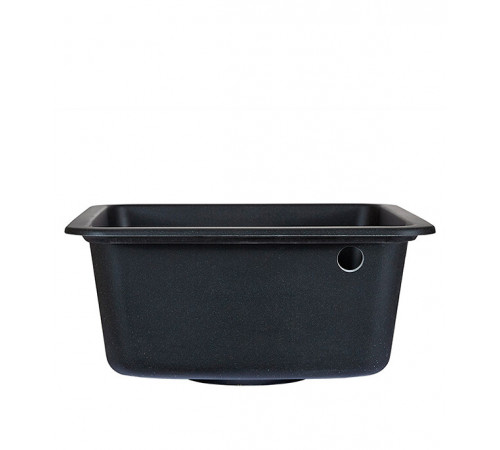 Мойка для кухни Granula Standard 50х42х19 см врезная кварц черная