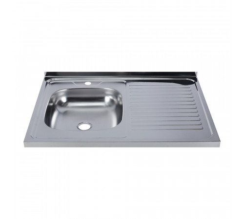 Мойка для кухни Ukinox Nord 80х60х13 см накладная с крылом сталь (Nr 800х600 0,4 L) Мойка для кухни Ukinox Nord 80х60х13 см накладная с крылом сталь (Nr 800х600 0,4 L)