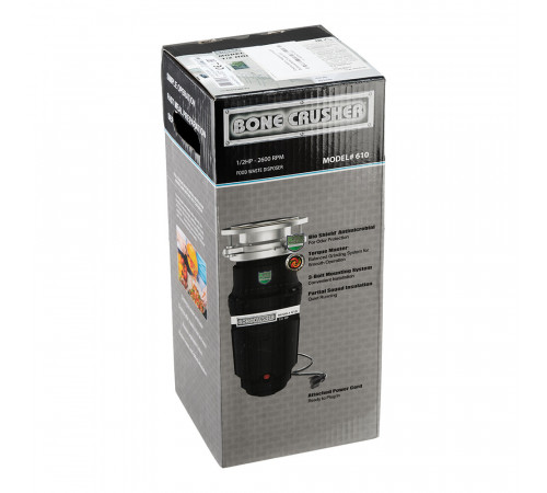 Измельчитель пищевых отходов Bone Crusher BC-610 475 Вт 2600 об./мин (BC610-AS) Измельчитель пищевых отходов Bone Crusher BC-610 475 Вт 2600 об./мин (BC610-AS)
