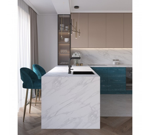 Столешница calacatta marble 7405/6 3000х600х40 мм ДСП Slotex