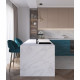Столешница calacatta marble 7405/6 3000х600х40 мм ДСП Slotex
