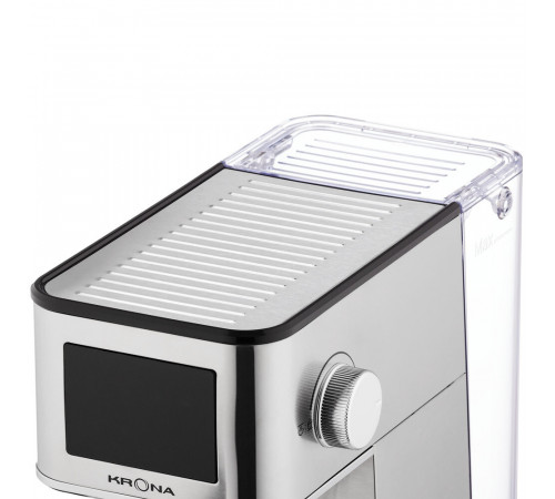 Кофеварка рожковая Krona Espresso Kaffeemaschine Inox 20 Bar нержавеющая сталь Кофеварка рожковая Krona Espresso Kaffeemaschine Inox 20 Bar нержавеющая сталь