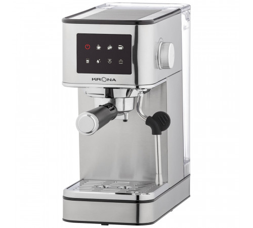 Кофеварка рожковая Krona Espresso Kaffeemaschine Inox 20 Bar нержавеющая сталь Кофеварка рожковая Krona Espresso Kaffeemaschine Inox 20 Bar нержавеющая сталь