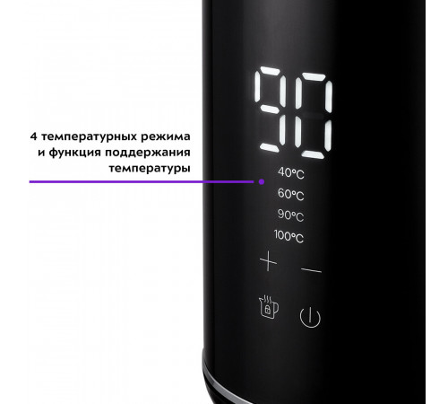 Электрический чайник Kitfort КТ-6131 1,7 л черный