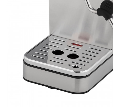 Кофеварка рожковая Krona Espresso Kaffeemaschine Inox 20 Bar нержавеющая сталь Кофеварка рожковая Krona Espresso Kaffeemaschine Inox 20 Bar нержавеющая сталь