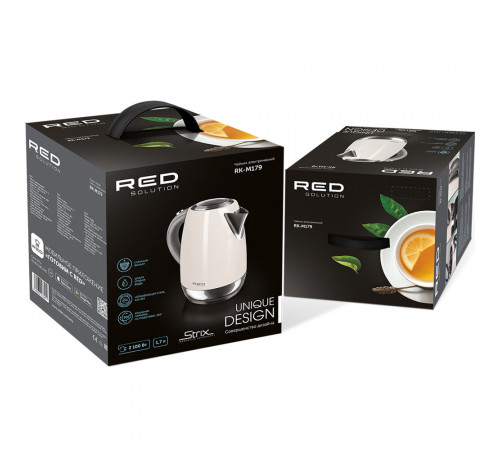 Электрический чайник Red Solution RK-M179 1,7 л бежевый Электрический чайник Red Solution RK-M179 1,7 л бежевый