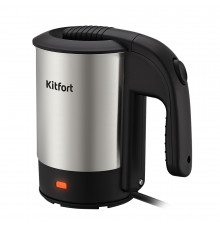 Электрический чайник Kitfort КТ-6190 0,5 л хром/черный