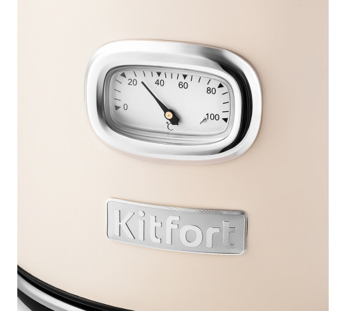 Электрический чайник Kitfort КТ-6150-1 1,7 л бежевый Электрический чайник Kitfort КТ-6150-1 1,7 л бежевый