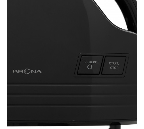Мясорубка электрическая Krona Wolf Black 1000W черная/нержавеющая сталь
