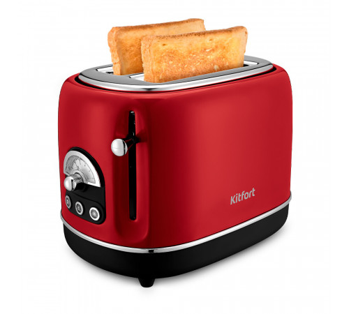 Тостер Kitfort КТ-4004-1 красный Тостер Kitfort КТ-4004-1 красный