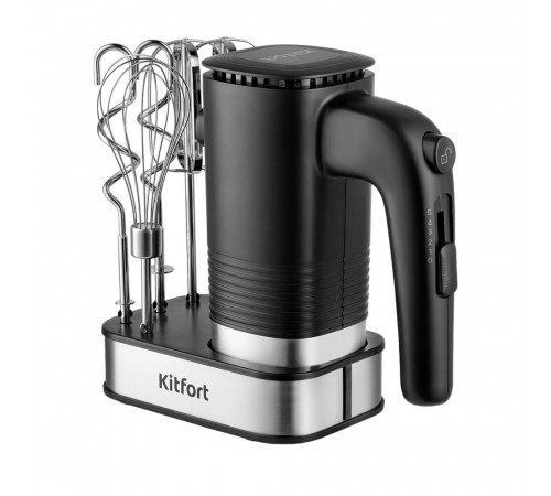 Миксер Kitfort КТ-3096 250 Вт черный/серебристый Миксер Kitfort КТ-3096 250 Вт черный/серебристый