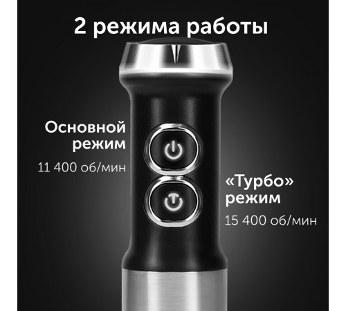 Блендер погружной Red Solution HB2901 1200 Вт 0,5 л черный/металл Блендер погружной Red Solution HB2901 1200 Вт 0,5 л черный/металл