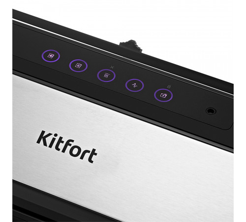 Вакуумный упаковщик Kitfort КТ-1516 черно-серый Вакуумный упаковщик Kitfort КТ-1516 черно-серый