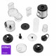 Кухонный комбайн Kitfort КТ-1386 400 Вт черный