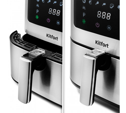Аэрогриль Kitfort КТ-2228 серебристый Аэрогриль Kitfort КТ-2228 серебристый
