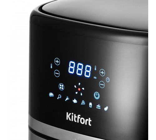 Аэрогриль Kitfort КТ-2221 серебристый Аэрогриль Kitfort КТ-2221 серебристый