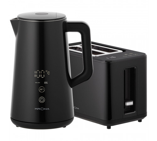 Тостер Krona Digitaler Black KRTO01 черный Тостер Krona Digitaler Black KRTO01 черный