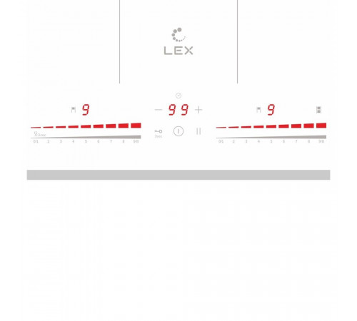 Варочная панель индукционная Lex EVI 641С WH 4 конфорки белая Варочная панель индукционная Lex EVI 641С WH 4 конфорки белая
