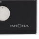Варочная панель газовая Krona Hagel 45 BL W 3 конфорки черная