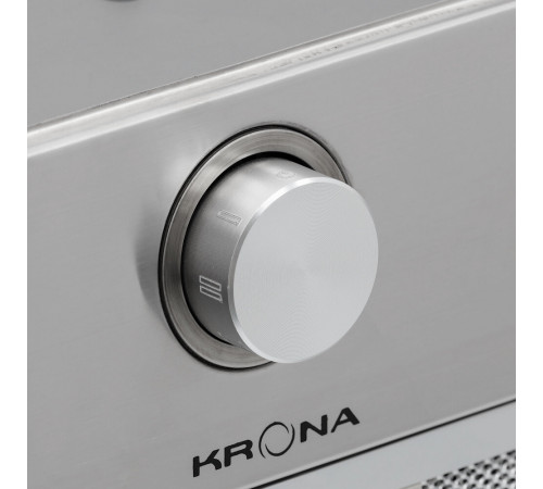 Кухонная вытяжка встраиваемая Krona Sven 600 Inox One Knob 60 см нержавеющая сталь (КА-00008257)