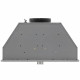 Кухонная вытяжка встраиваемая Krona Sven 600 Inox One Knob 60 см нержавеющая сталь (КА-00008257)
