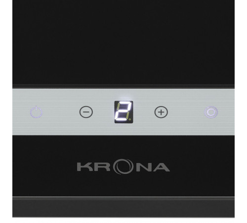 Кухонная вытяжка наклонная Krona Irma A 600 Black S 59,5 см черная (КА-00008435)
