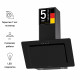 Кухонная вытяжка наклонная Krona Liva 60 см черная (00022833)