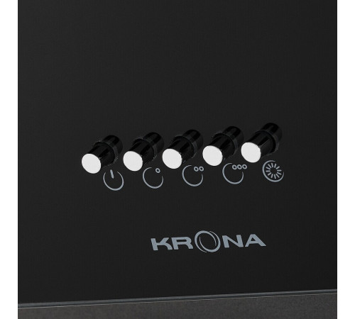 Кухонная вытяжка наклонная Krona Polly 60 см черная (КА-00002361)