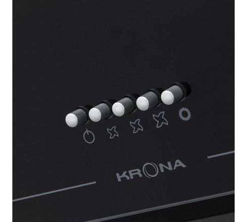 Кухонная вытяжка наклонная Krona Jina 50 см черная (КА-00003844)