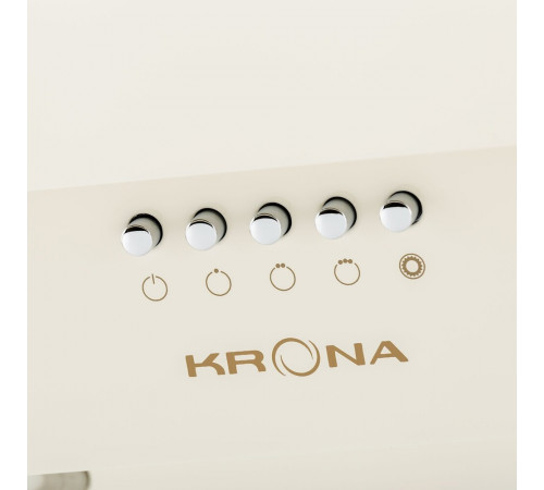 Кухонная вытяжка наклонная Krona Olly 60 см слоновая кость (00023355)