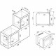 Духовой шкаф электрический встраиваемый Krona Vollmond 60 BL-Bl 595 мм черный (КА-00009436)
