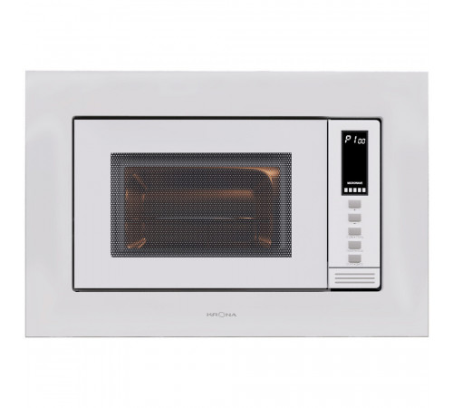 Микроволновая печь встраиваемая Krona Racio Laune 60 WH Dots белая