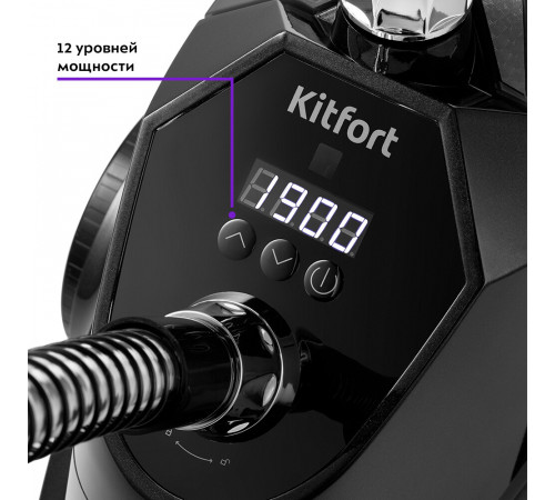 Отпариватель вертикальный Kitfort КТ-9115 2200 Вт 3,8 л черный Отпариватель вертикальный Kitfort КТ-9115 2200 Вт 3,8 л черный